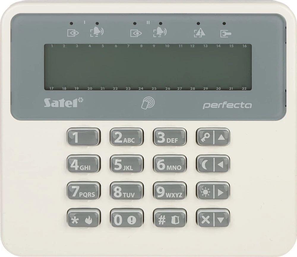 BELAIDĖ KLAVIATŪRA PRF-LCD-A2 ABAX2 SATEL