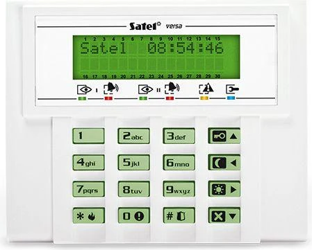 KLAVIATŪRA SIGNALIZACIJOS CENTRALEI VERSA-LCD-GR SATEL