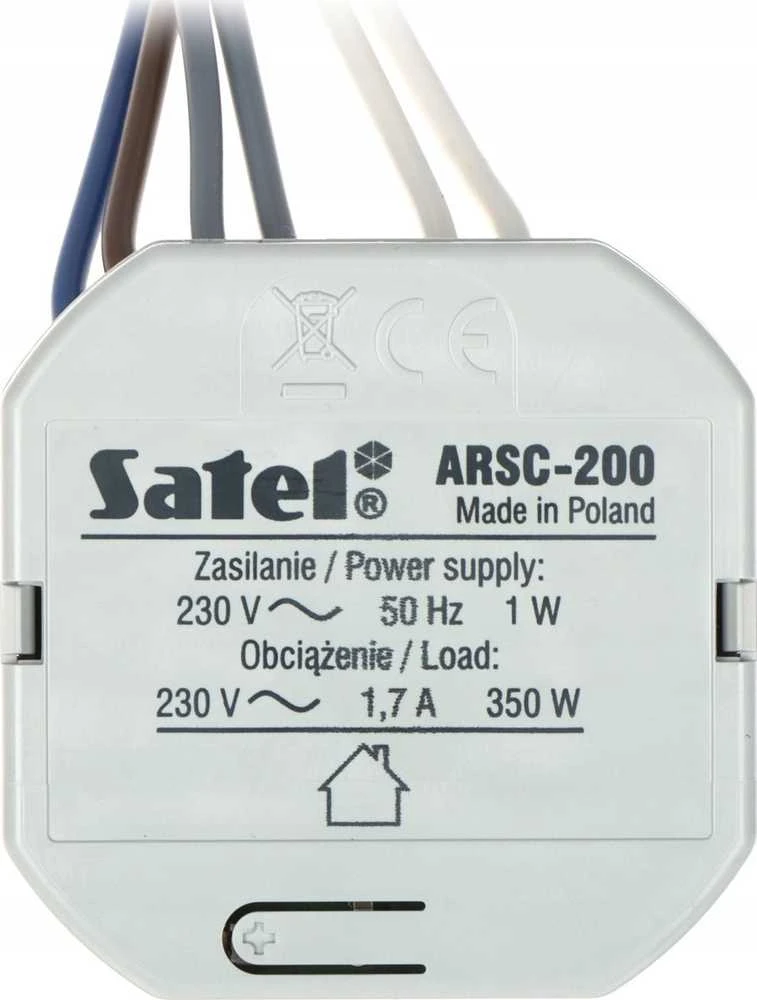 SAL SATEL BE WAVE išmaniųjų žaliuzių ARSC-200 ABAX2 belaidis roletų/žaliuzių valdiklis