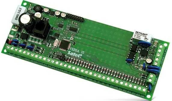 Satel VERSA 15 pagrindinė lenta, VERSA- LCD- GR manipuliatorius, OPu-4 P (15- KLCD) korpusas