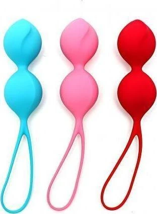 Geisha kamuoliukų rinkinys „Satisfyer V Balls“ (3 vnt. rinkinys)