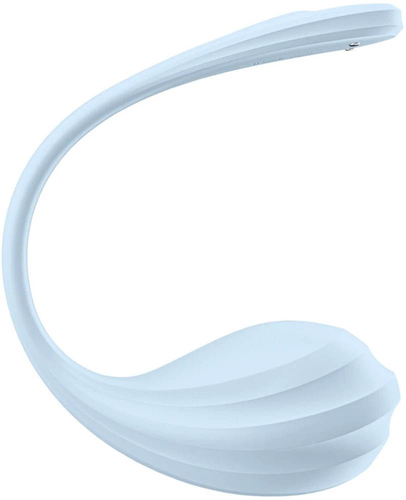 SATISFYER Glotnus Petalas su programėle Šviesiai Mėlyna