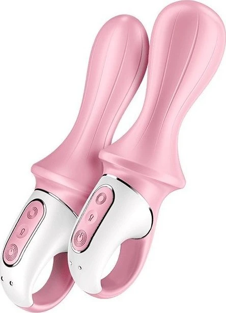 Satisfyer Air Pump Booty 5+ Rosa siurblio vibratorius