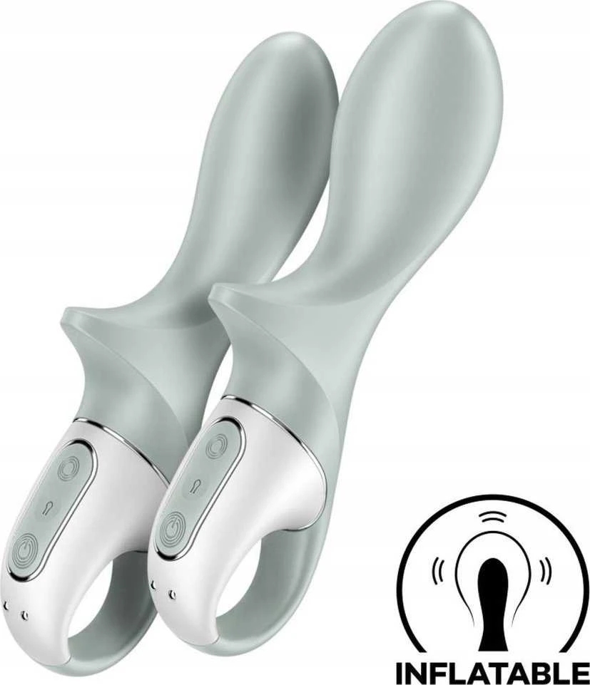 Satisfyer Air Pump Booty 3 pilkai žalia