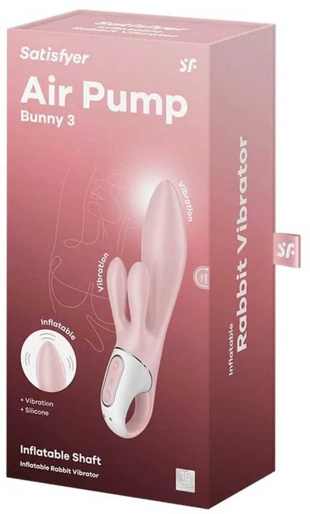 Satisfyer Air Pump Bunny 3 rožė