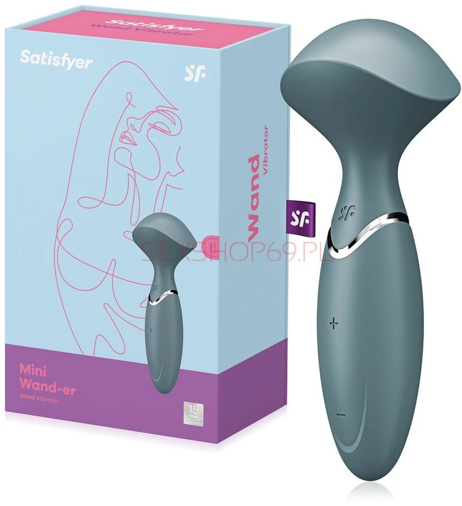 Satisfyer Mini Wand-er wibrator Pilkas