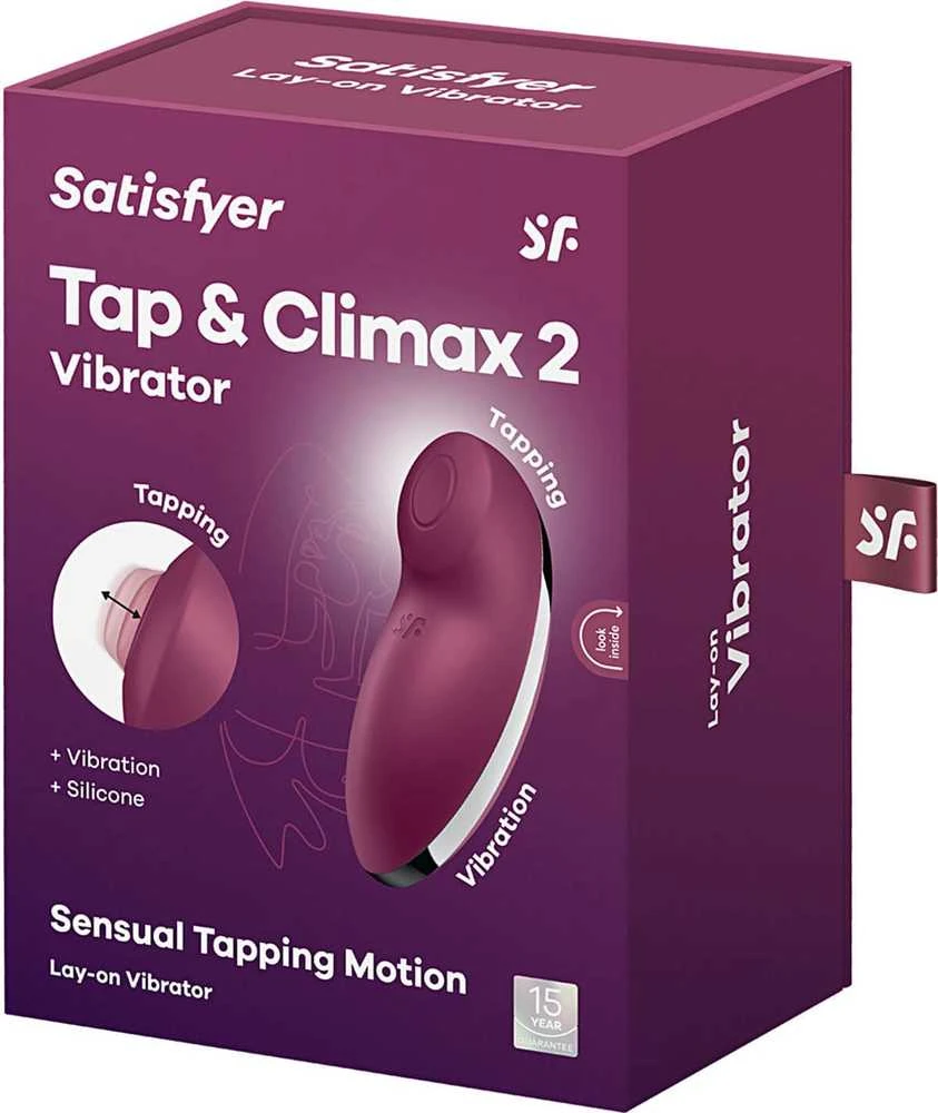 Satisfyer Tap & Climax 2 raudona