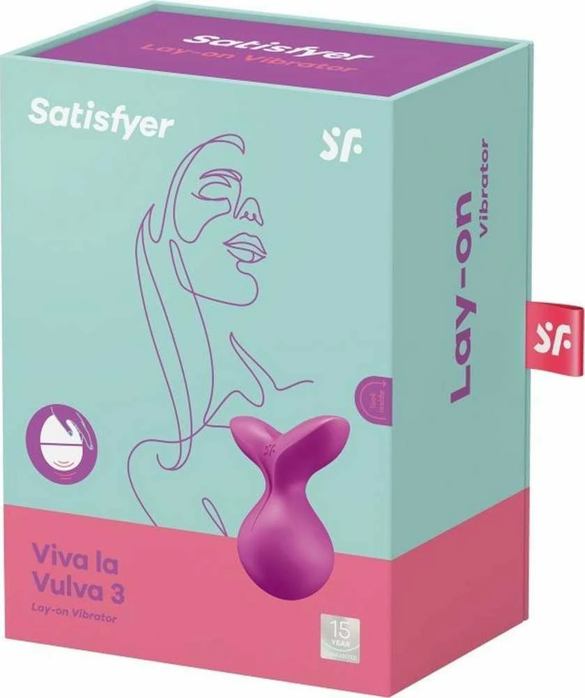 Satisfyer Viva la Vulva 3 Violetinis klitorio vibratorius