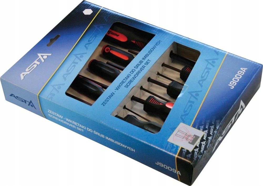 Satra ASTA ŠEŠIAKAMPIŲ ATSUKTUVŲ RINKINYS 9vnt.