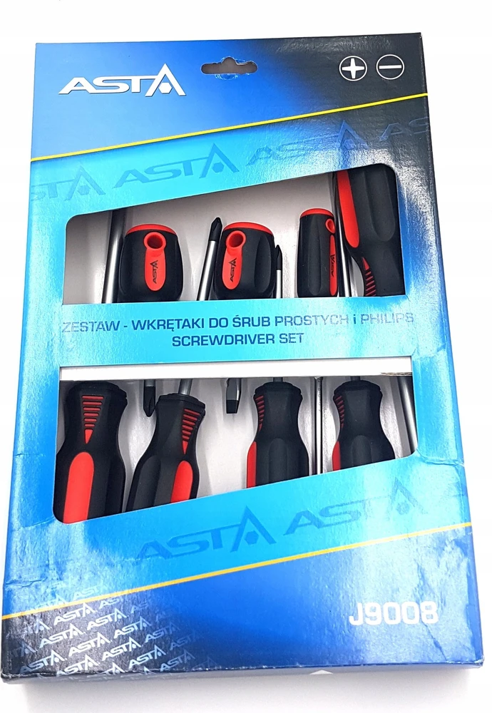 Satra ASTA WKRĘTAKI PROSTE/PHILLIPS-Rinkinys 8 SZT.