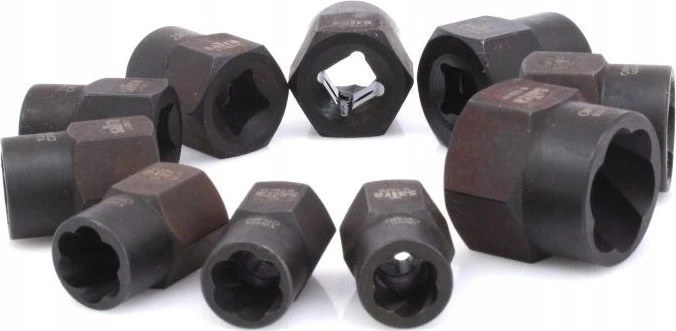 Satra Varžtų veržlių išsukėjų 3/8" rinkinys 11 dalių