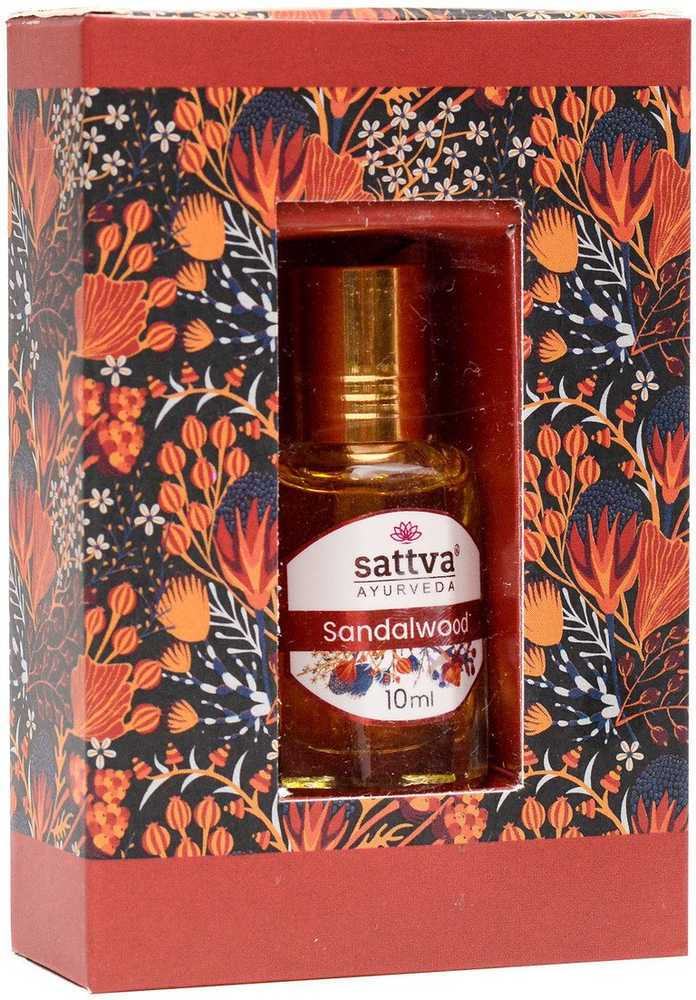 Ajurvediniai aliejiniai kvepalai Sandalwood, Sattva Ayurveda, 10ml