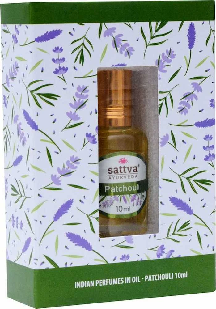 Ajurvediniai aliejiniai kvepalai Patchouli, Sattva Ayurveda, 10ml