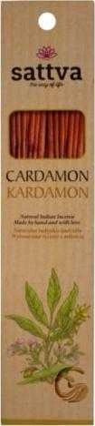 Kardamono kvapo smilkalų lazdelės Cardamon, Sattva Ayurveda, 15 vnt.