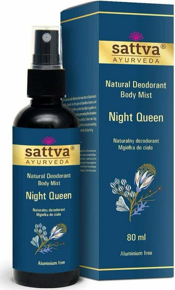 Natūralus dezodorantas Night Queen, Sattva Ayurveda, 80ml