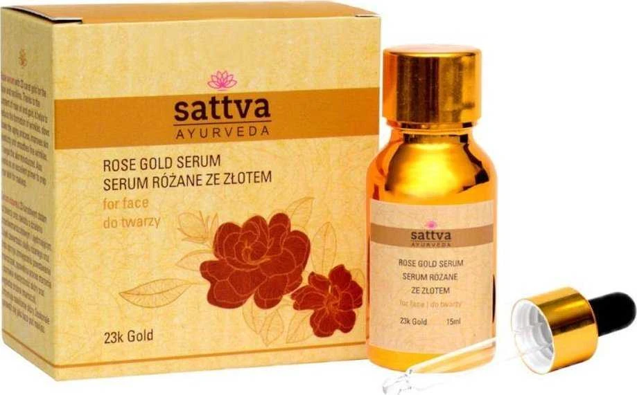Veido odos serumas Rose Gold, Sattva Ayurveda, 15ml