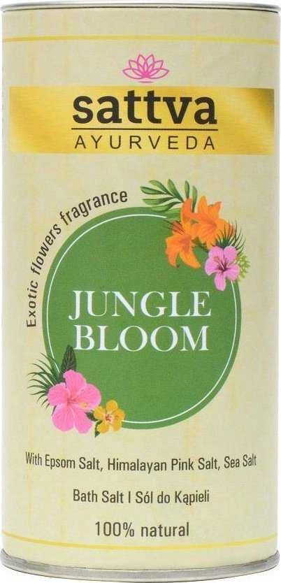 Druskų voniai mišinys Jungle Bloom, Sattva Ayurveda, 300g