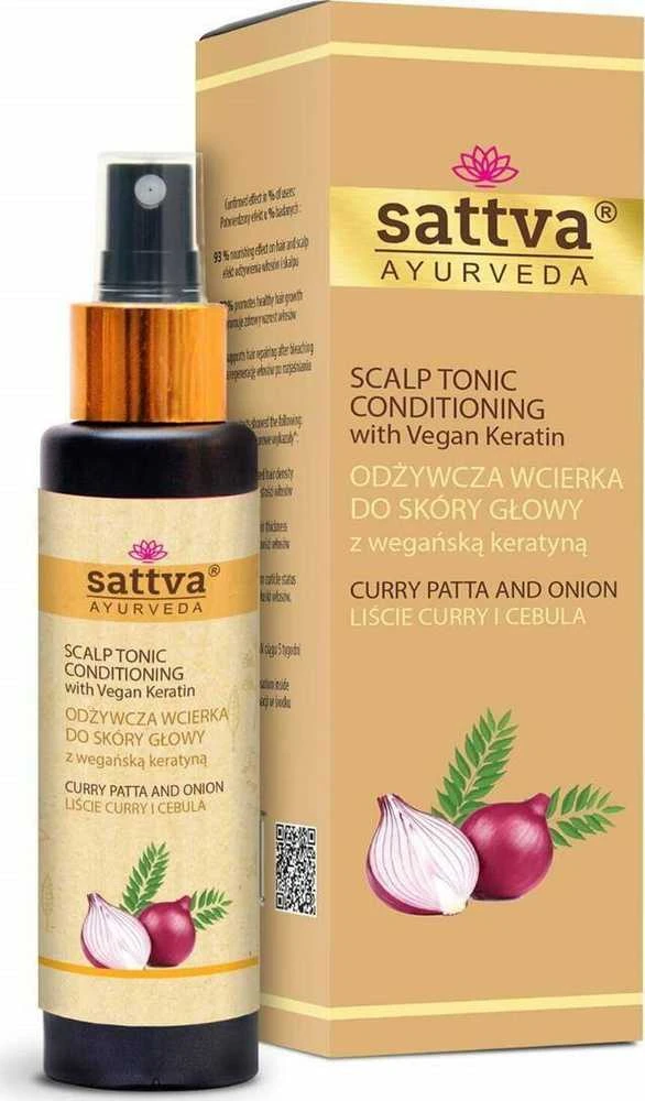 Plaukų tonikas Curry Pata - Onion, Sattva Ayurveda, 100ml