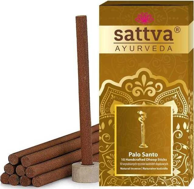 Storos smilkalų lazdelės Palo Santo Dhoop, Sattva Ayurveda, 20g