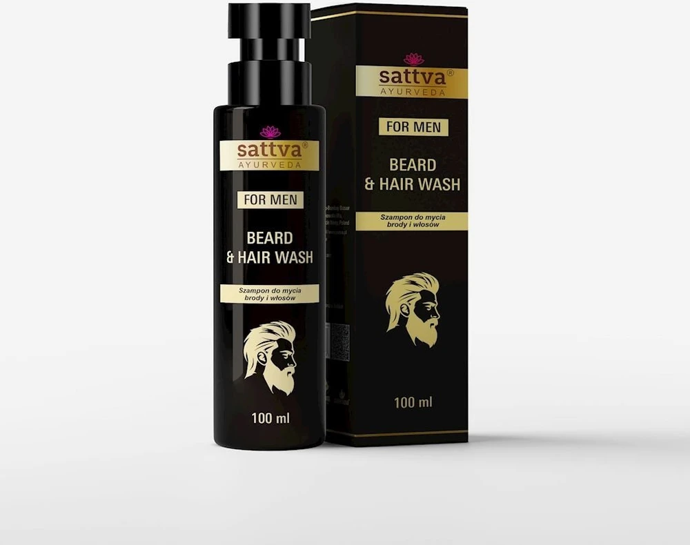 Sattva Vyrams skirtas barzdos ir plaukų šampūnas 100ml