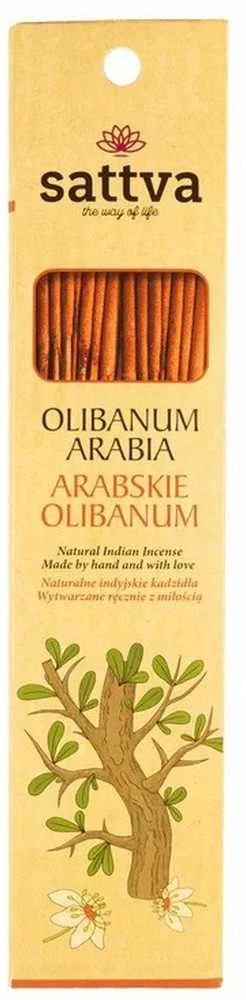 Smilkalų lazdelės Arabia Olibanum, Sattva Ayurveda, 15 vnt.