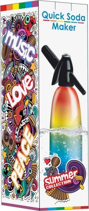 Saturator Art Greita soda įvairiaspalvė