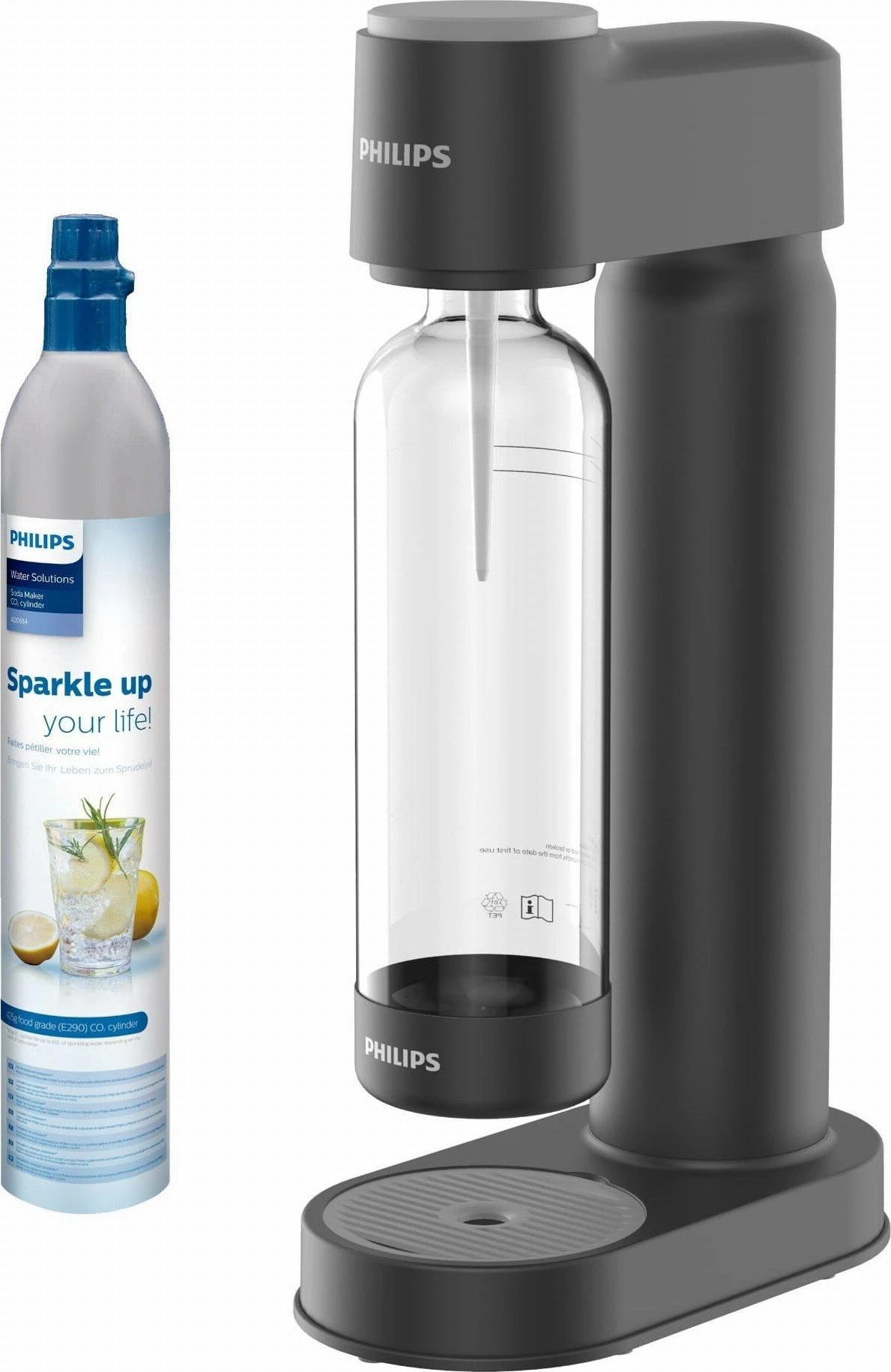 Philips GoZero Gazuotų gėrimų gaminimo aparatas (ADD4901BK/10)