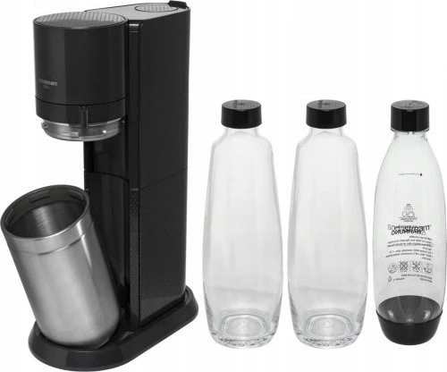 Gazuotų gėrimų gaminimo aparatas SodaStream DUO + 3 buteliukai