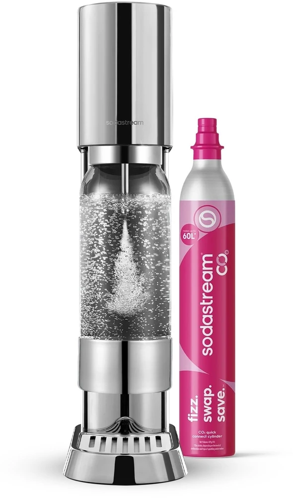 Gazuotų gėrimų gaminimo aparatas SodaStream Enso, nerūdijančio plieno spalvos