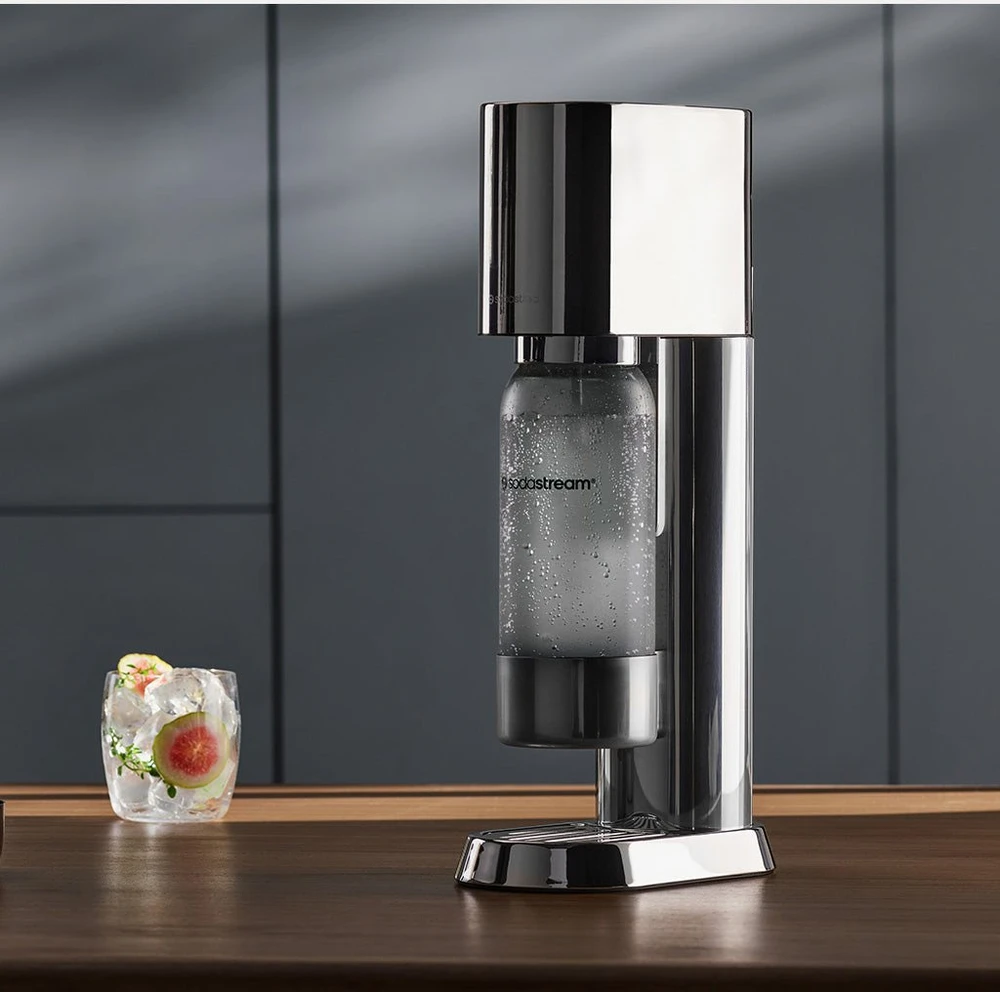 Gazuotų gėrimų gaminimo aparatas SodaStream Enso, nerūdijančio plieno spalvos