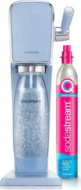 Gazuotų gėrimų gaminimo aparatas SodaStream ART, mėlynas
