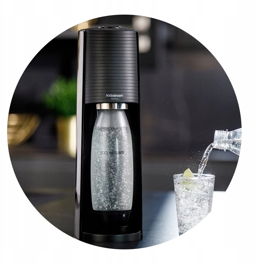 Sodastream Terra Hydration gazuoklis, juodas