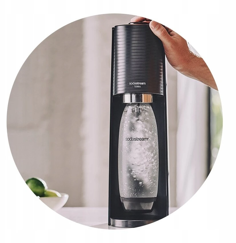 Sodastream Terra Hydration gazuoklis, juodas