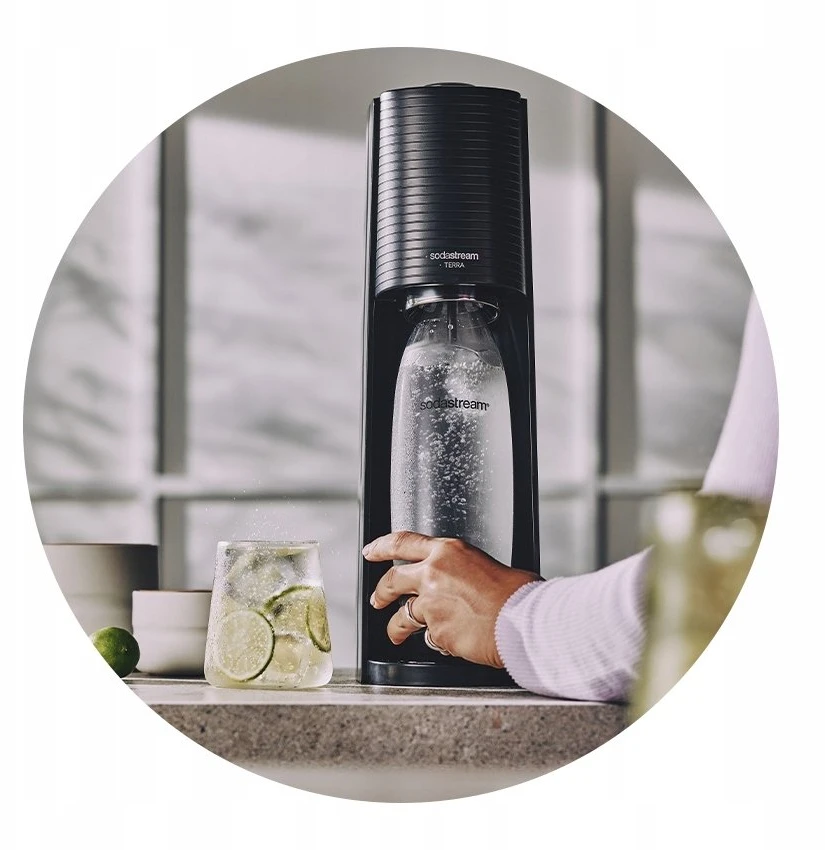 Sodastream Terra Hydration gazuoklis, juodas