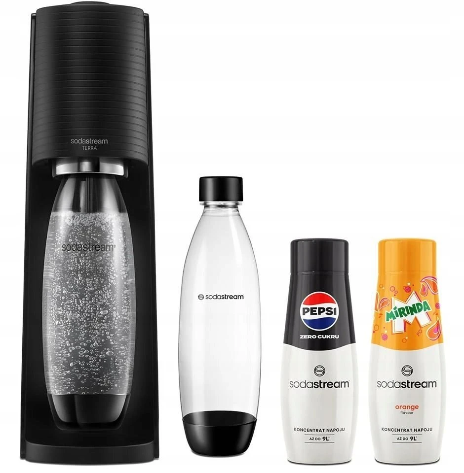 SodaStream Terra Juodas Set