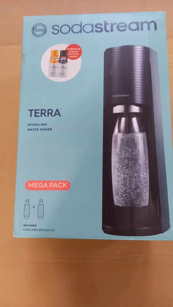 SodaStream Terra Juodas Set