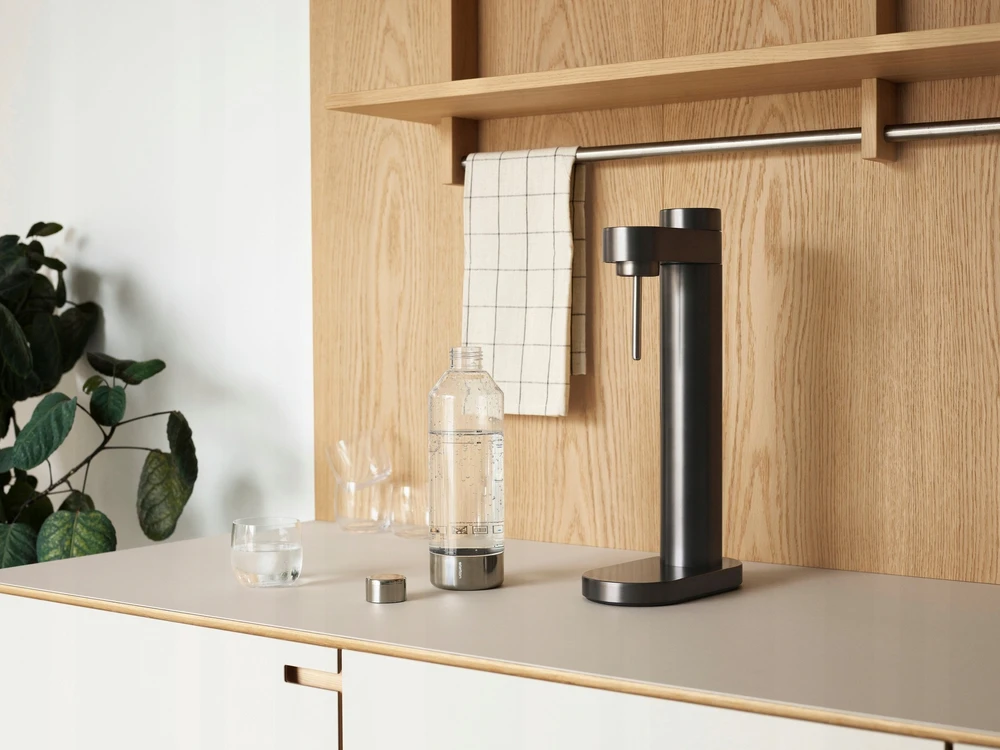Stelton Brus karbonatorius, juodos spalvos metalinis