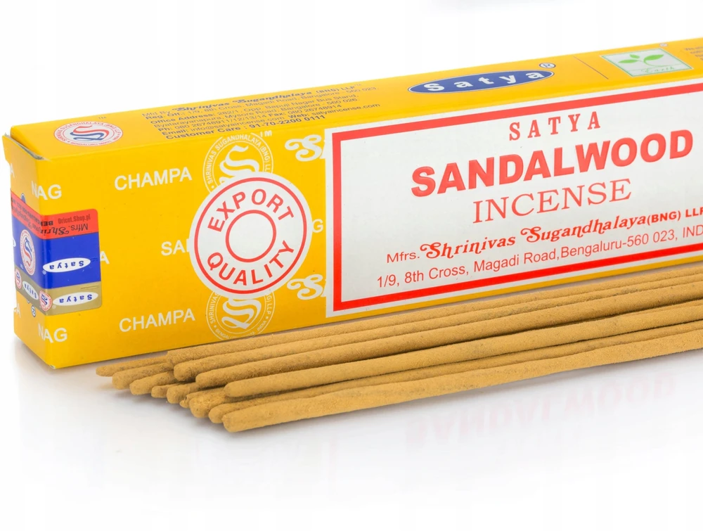 Smilkalų lazdelės Sandalwood, Satya, 15g