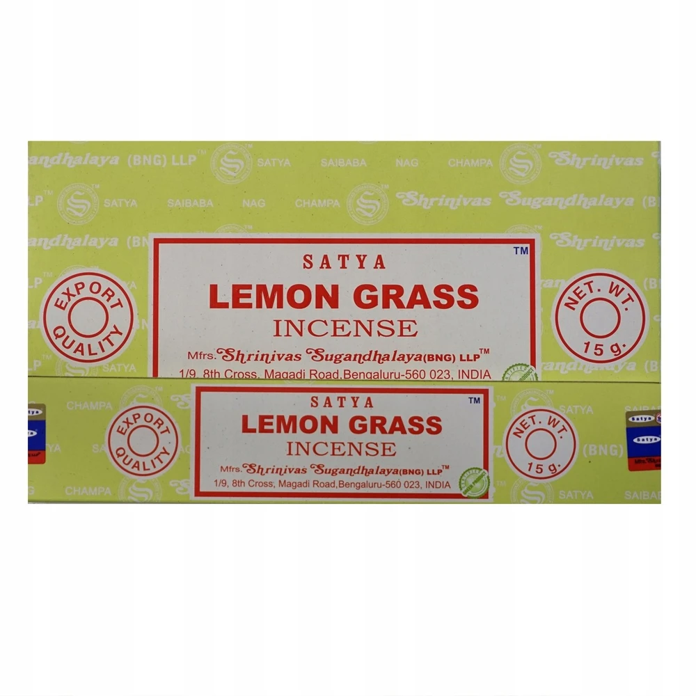 Smilkalų lazdelės Lemon Grass, Satya, 15g