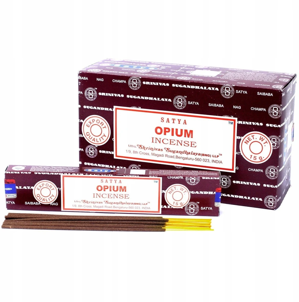 Smilkalų lazdelės Opium, Satya, 15g
