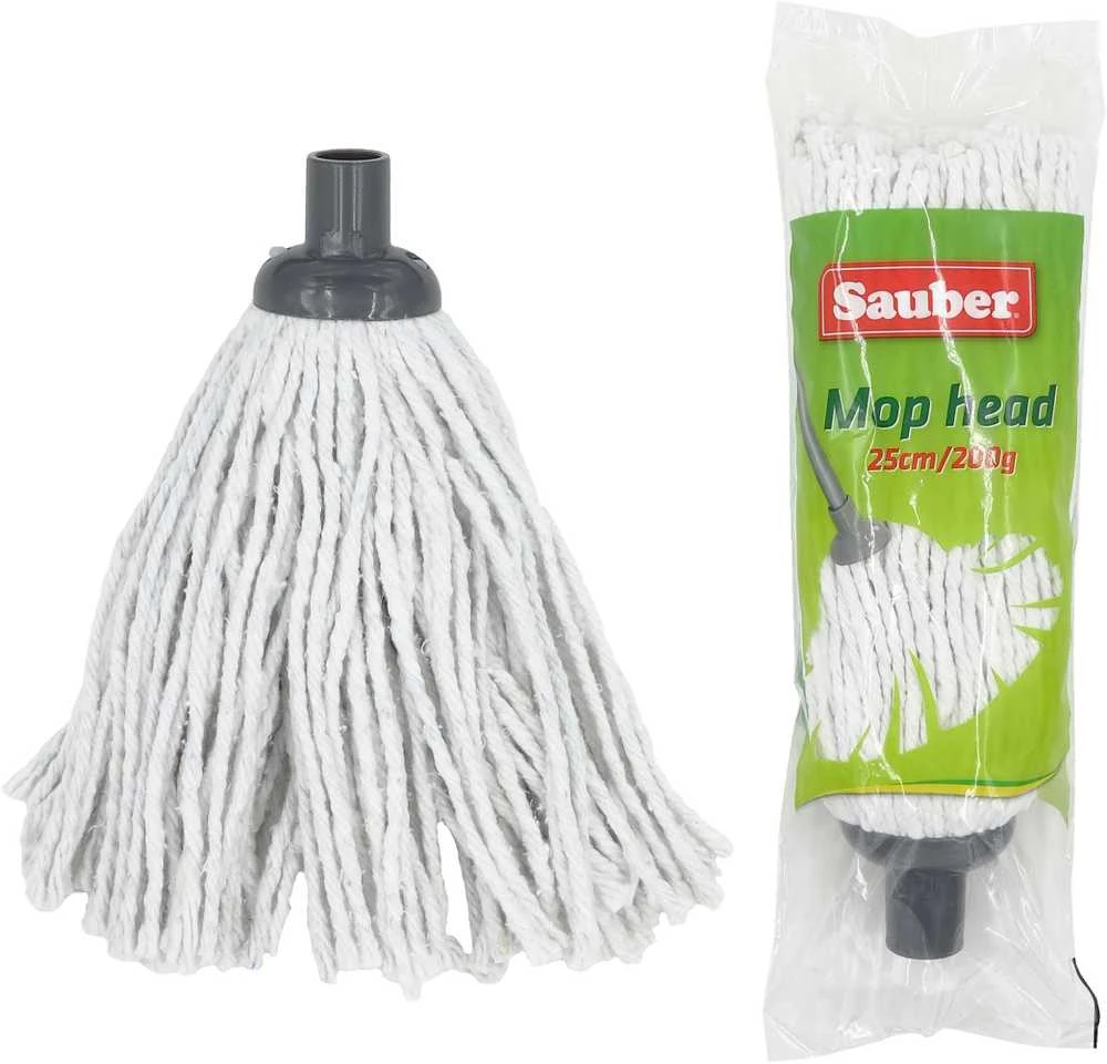 Sauber SAUBER Apmainama mop galva 200g / 25cm 24801071