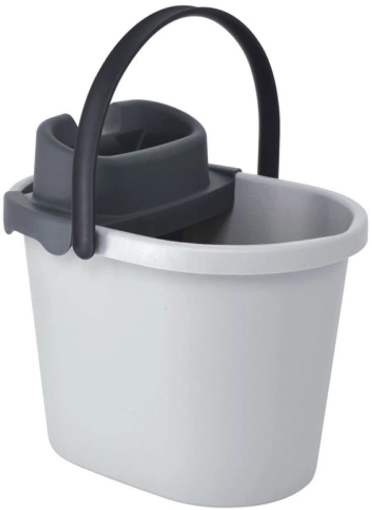 Sauber Oval bucket with flat push button Eco Ego