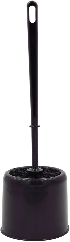 Sauber Toilet brush with holder juodas