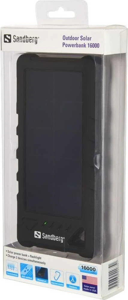 Sandberg saulės įkroviklis 13W 2xUSB