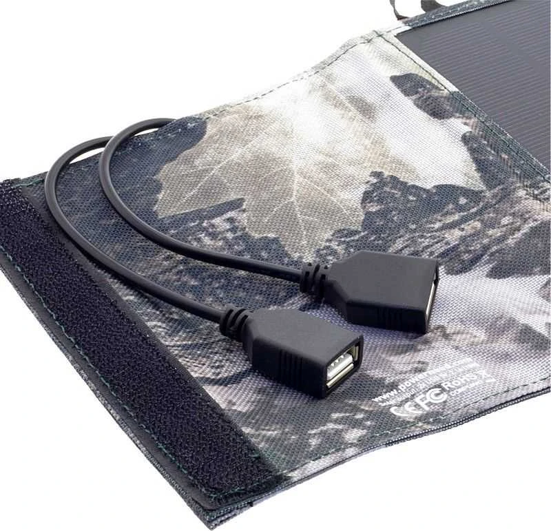 Įkroviklis PowerNeed ES-5 (USB 2.0, kamufliažinė spalva)