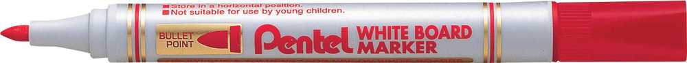 Rinkinys PENTEL MW85-4W apvalūs sausai ištrinami žymekliai