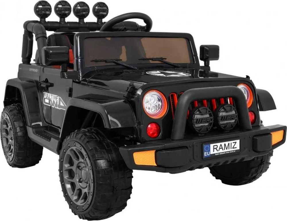 RAMIZ Elektromobilis Full Time 4WD 4x4, Juodas