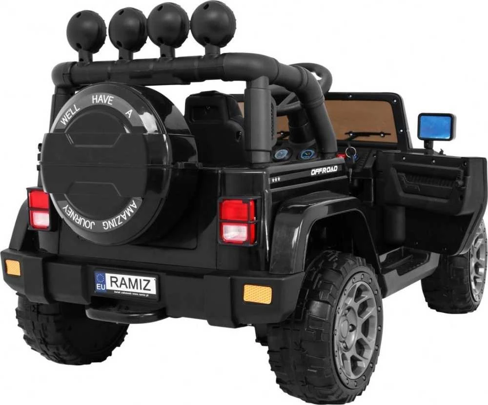 RAMIZ Elektromobilis Full Time 4WD 4x4, Juodas