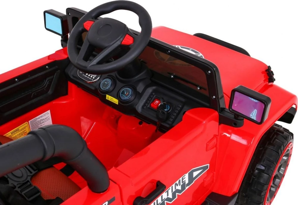 Ramiz Elektromobilis Full Time 4WD 4x4, Raudona