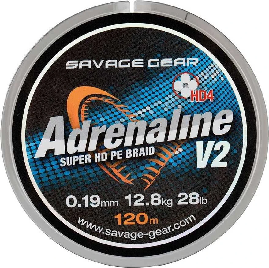 Savage Gear Pintas Valas 4-gijų SG HD4 Adrenaline V2 0.10mm 120m 6kg